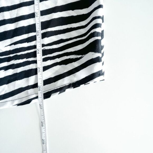 Calvin Klein Womens Blouse Long Sleeve Zebra Print Gradient Red Small - Picture 3 of 7